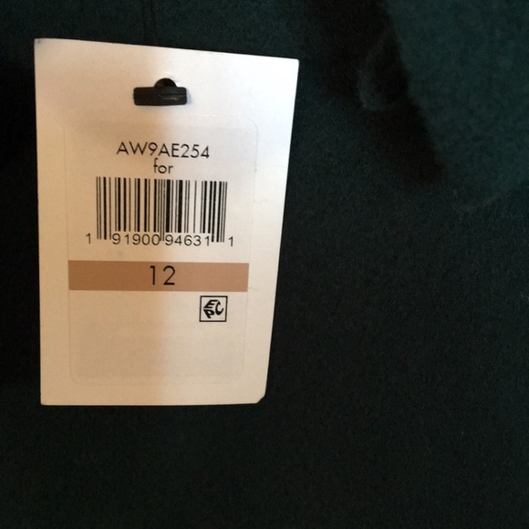 Andrew Marc Green coat removable fur collar green size 12 - Picture 11 of 14